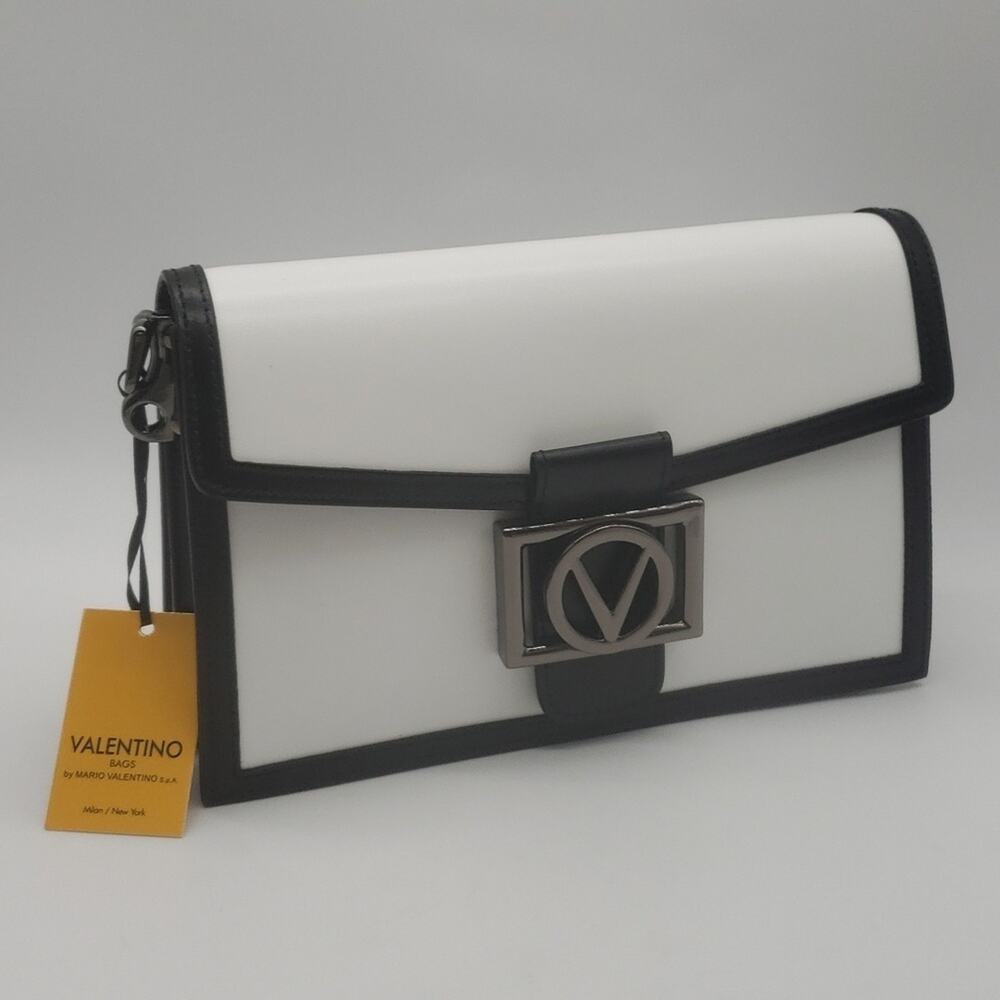 Valentino by Mario Valentino Made In Italy White and Black Colors NWT
